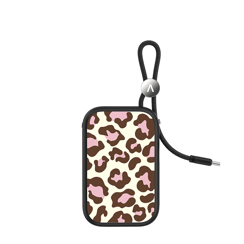 Leopard Pattern Power Bank Build - in Cable - CaseBangPower BankCaseBangSweetheat Leopard Power Bank/For Lightning