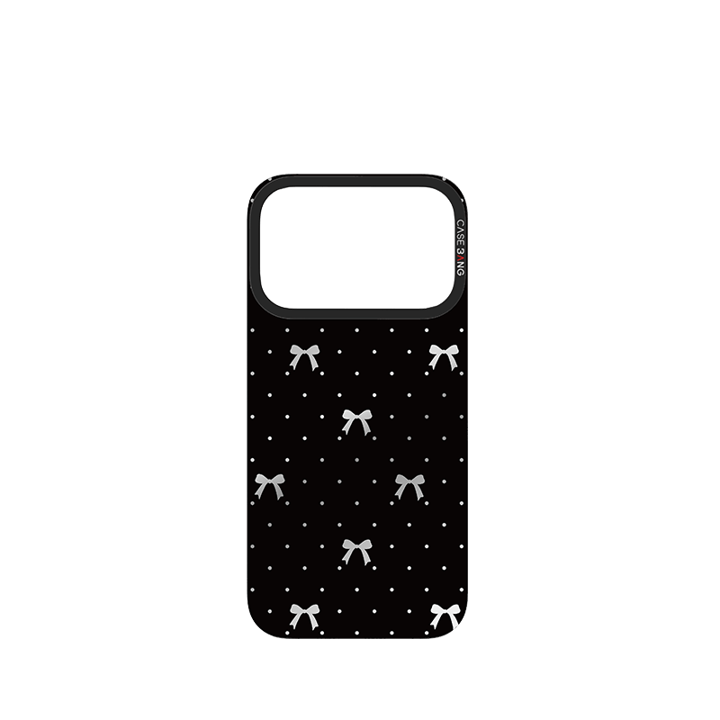 Midnight Black Bow Imagisnap - CaseBangImagisnapCaseBangiPhone 17 Pro MaxBack Cover