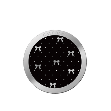 Midnight Black Bow MagSafe Grip Stand - CaseBangMagsafe Grip StandCaseBangBack Cover