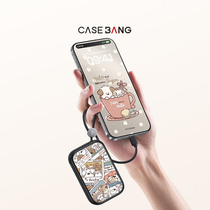 Miiiiichan Doggie Power Bank Build - in Cable - CaseBangPower BankCaseBangMilo & Sugar/For Lightning
