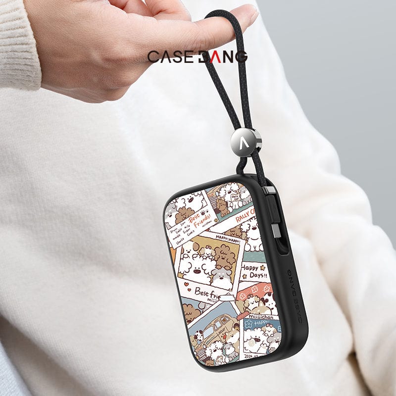 Miiiiichan Doggie Power Bank Build - in Cable - CaseBangPower BankCaseBangMilo & Sugar/For Lightning
