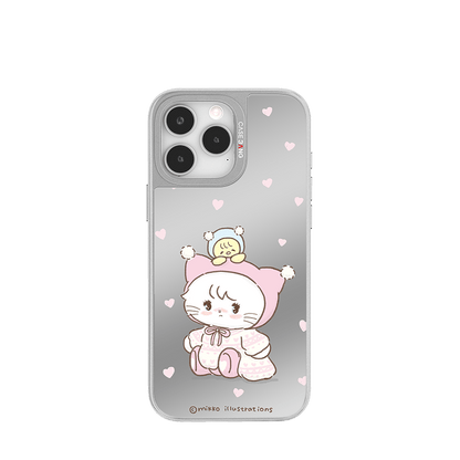 Mikko illustration Silver Unijoy - CaseBangUnijoyCaseBangSweetie MikkoiPhone 14 Pro