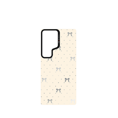 Milkshake White Bow Imagisnap - CaseBangImagisnapCaseBangiPhone 17 Pro MaxBack Cover