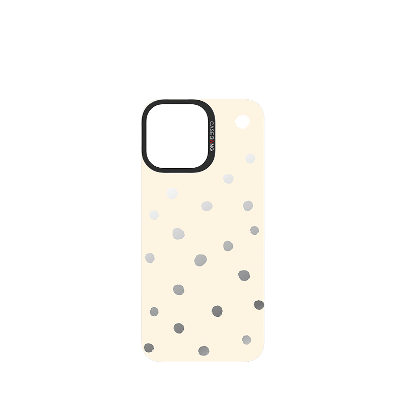 Milkshake White Polka Dots Imagisnap - CaseBangImagisnapCaseBangiPhone 16 Pro MaxBack Cover