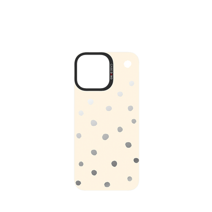 Milkshake White Polka Dots Imagisnap - CaseBangImagisnapCaseBangiPhone 16 Pro MaxBack Cover