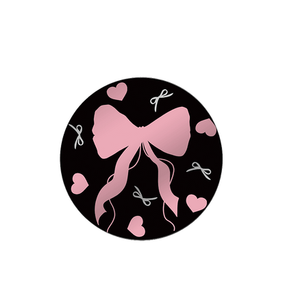 PEACH HEART BOW Magsafe Grip Stand - CaseBangMagsafe Grip StandCaseBangBack Cover