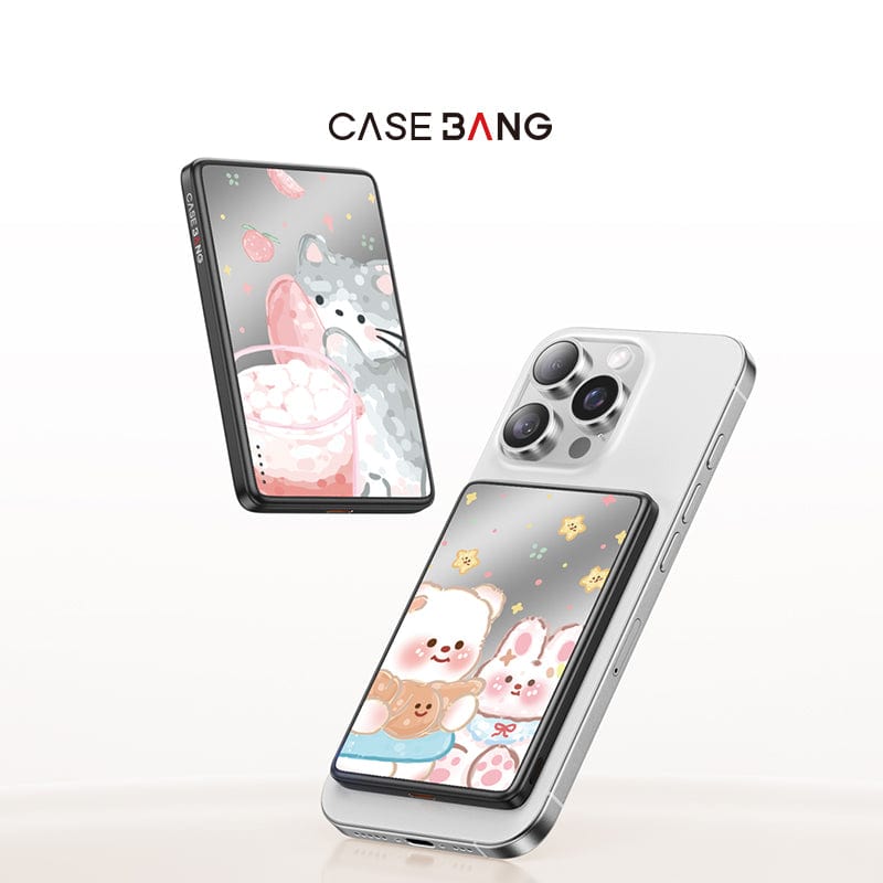 PEACH KITTEN Magnetic Power Bank - CaseBangPower BankCaseBang5000mAh