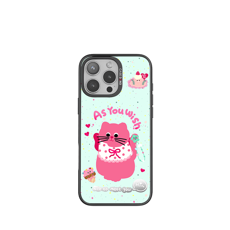 Pink Cat Imagisnap - CaseBangImagisnapCasebangiPhone 13Back Cover+Base Case