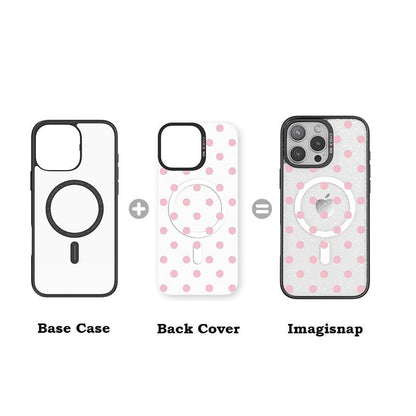 Pink Polka Dots Imagisnap - CaseBangImagisnapCaseBangiPhone 16 Pro MaxBack Cover+Base Case