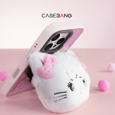 Plush 3D Mousse MagSafe Grip Stand - CaseBangMagsafe Grip StandCaseBangBase Stand + Back Cover