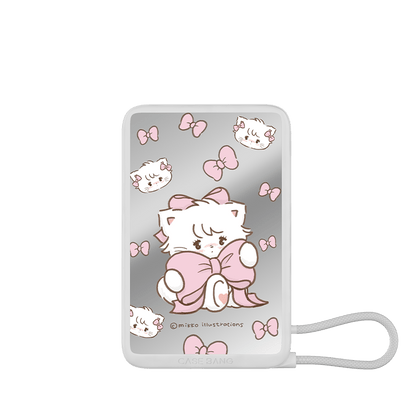 Power Bank with Built - in Cable - CaseBangPower BankCaseBangMousse & Ribbon Bow