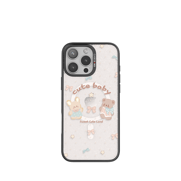 Rabbit And Bear Imagisnap - CaseBangImagisnapCaseBangiPhone 16 Pro MaxBack Cover+Base Case