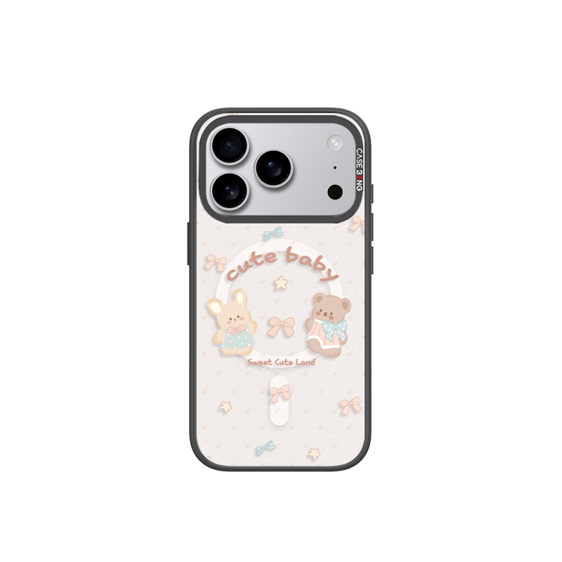 Rabbit And Bear Imagisnap - CaseBangImagisnapCaseBangiPhone 17 Pro MaxBack Cover