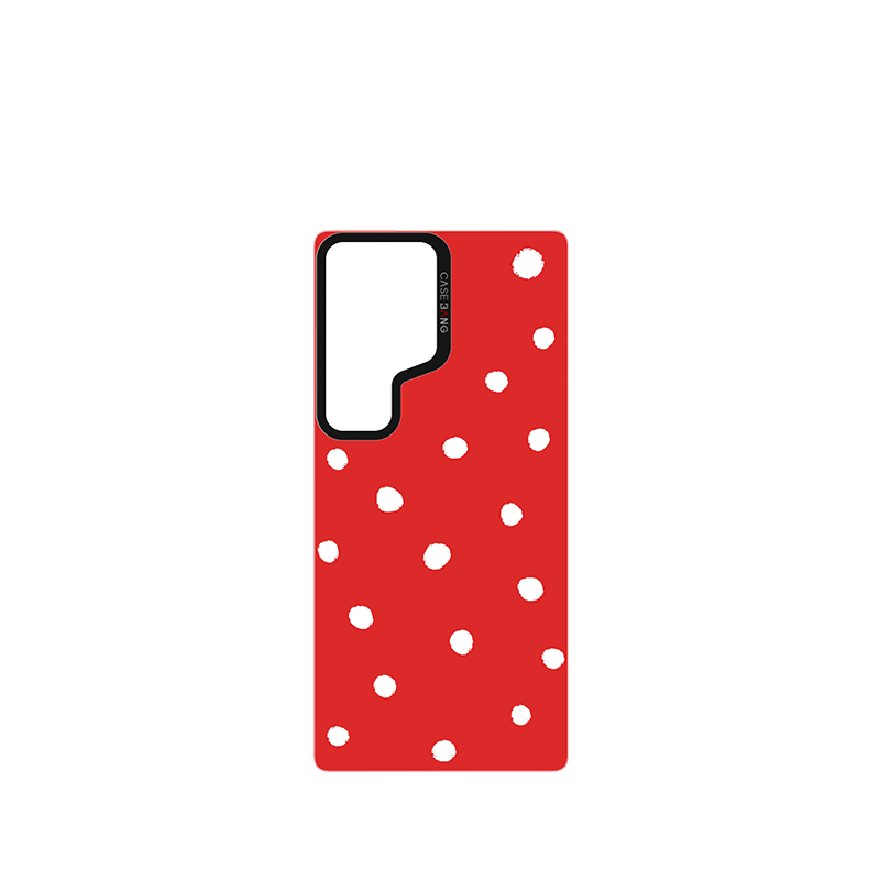 Red Polka Dots Imagisnap - CaseBangImagisnapCaseBangSamsung S25 UltraBack Cover