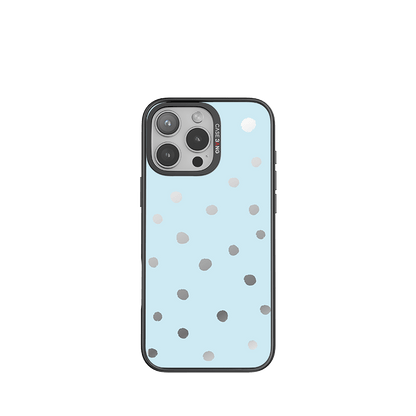 Sea Salt Blue Polka Dots Imagisnap - CaseBangImagisnapCaseBangiPhone 16 Pro MaxBack Cover+Base Case