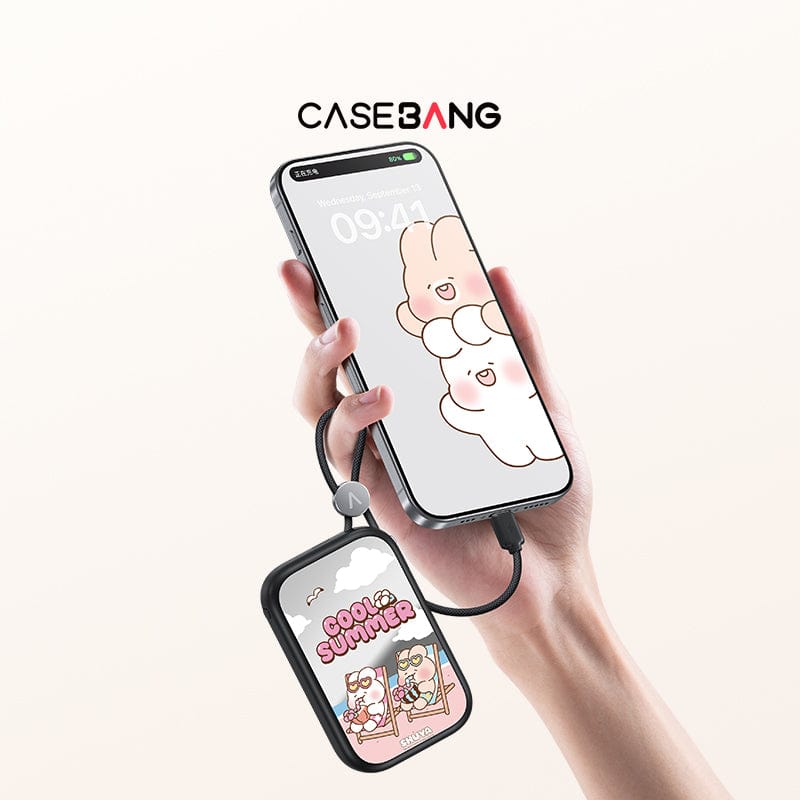 SHUYA Power Bank Build - in Cable - CaseBangPower BankCaseBangSummer sun/For Lightning