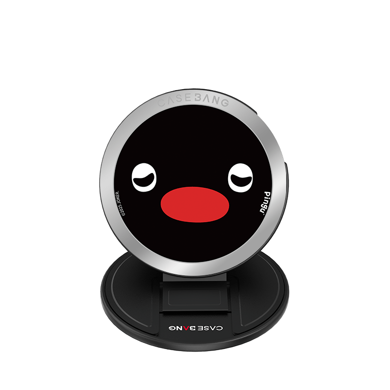 Sleepy Pingu MagSafe Grip Stand - CaseBangMagsafe Grip StandCaseBangBase Stand + Back Cover