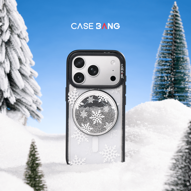 Snow MagSafe Grip Stand - CaseBangMagsafe Grip StandCaseBangBase Stand + Back Cover