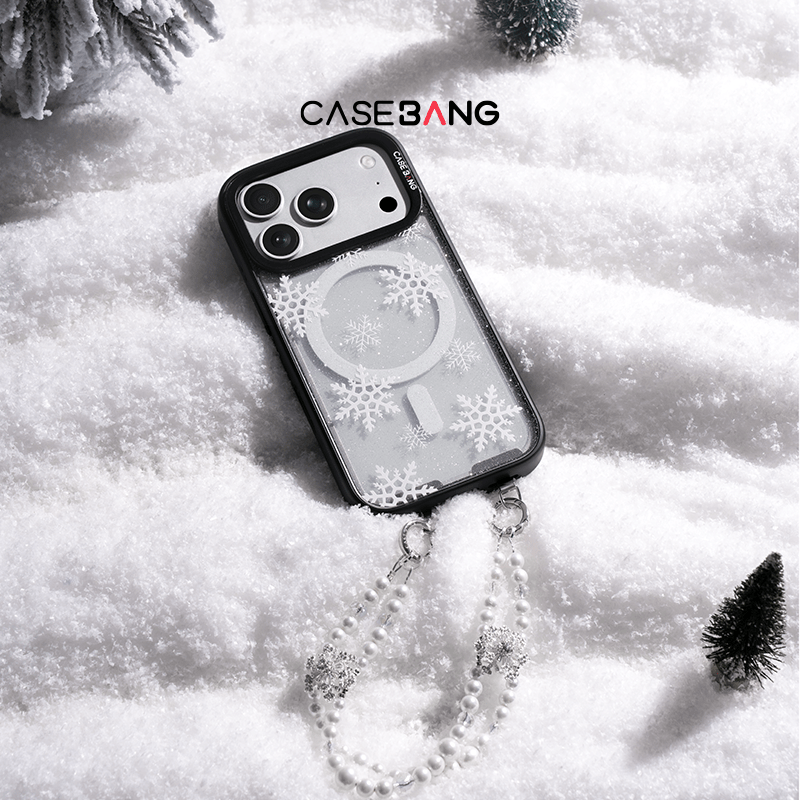 Snowflake Duet Phone Hand Charm - CaseBangHand CharmCaseBang