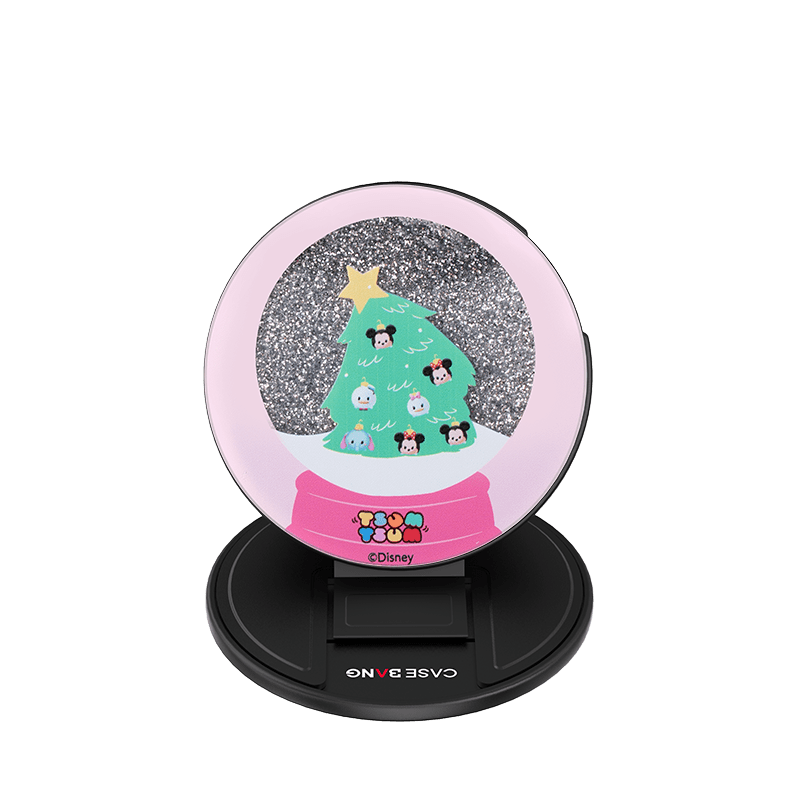 TsumTsum Pink Christmas Star MagSafe Grip Stand - CaseBangMagsafe Grip StandCaseBangBase Stand + Back Cover
