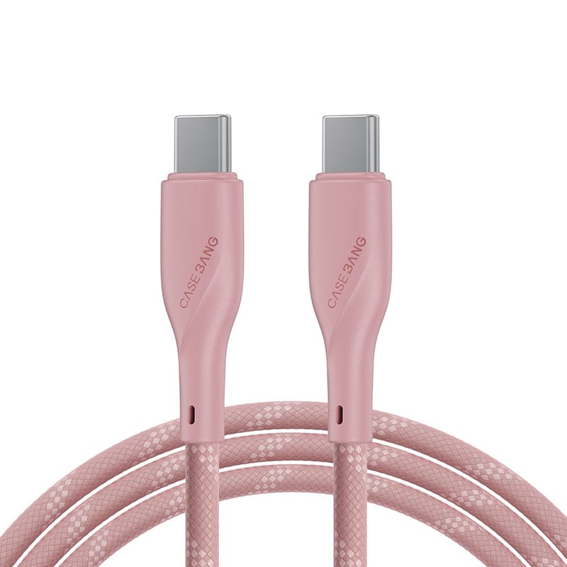 USB C TO USB C Cable - CaseBangCharging CableCaseBangLight Pink