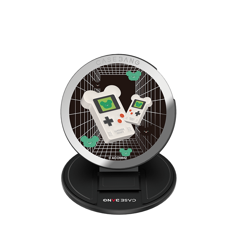 Wasabi Bear Series MagSafe Grip Stand - CaseBangMagsafe Grip StandCaseBangPixel PlayerBase Stand + Back Cover