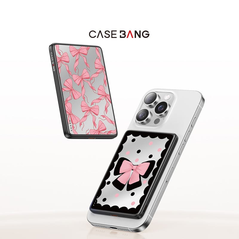 Y2K STYLE BOW Magnetic Power Bank - CaseBangPower BankCaseBang5000mAh
